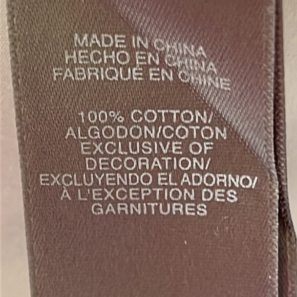 🔥SALE🔥 LIZ CLAIBORNE WHITE TUNIC SIZE L 100% COTTON - Picture 7 of 10